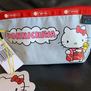 LESPORTSAC x HELLO KITTY JAPAN SLOAN COSMETIC BAG!